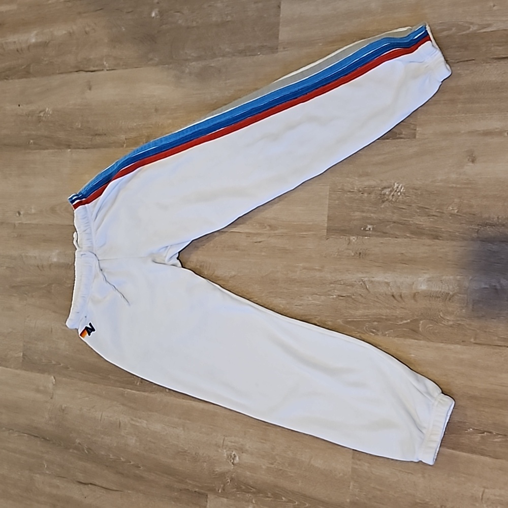 Aviator Nation 5 Stripe Sweatpants size medium